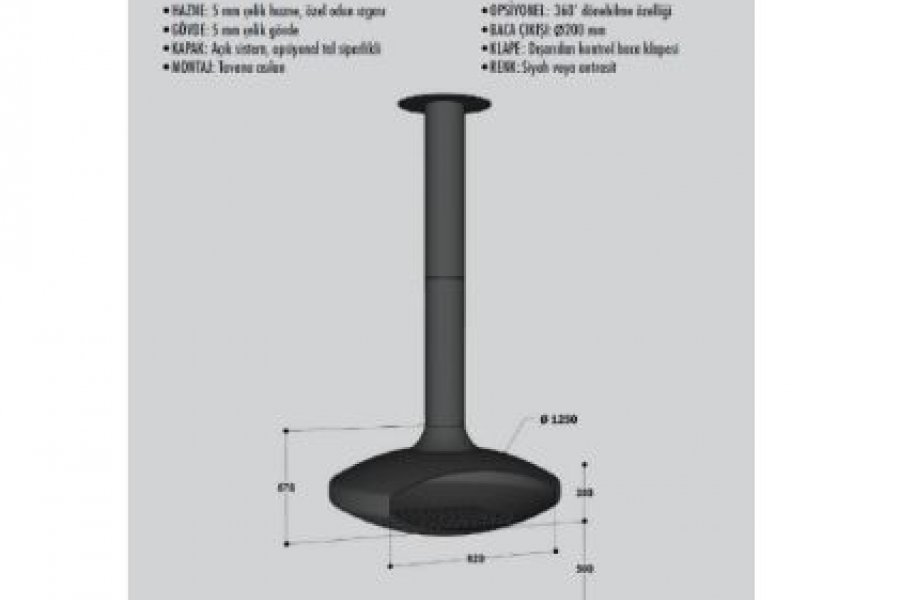 UFO ORTA ŞÖMİNE