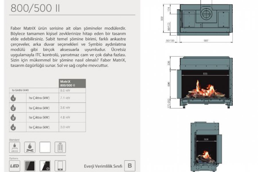 MATRİX 800/500 L TİPİ