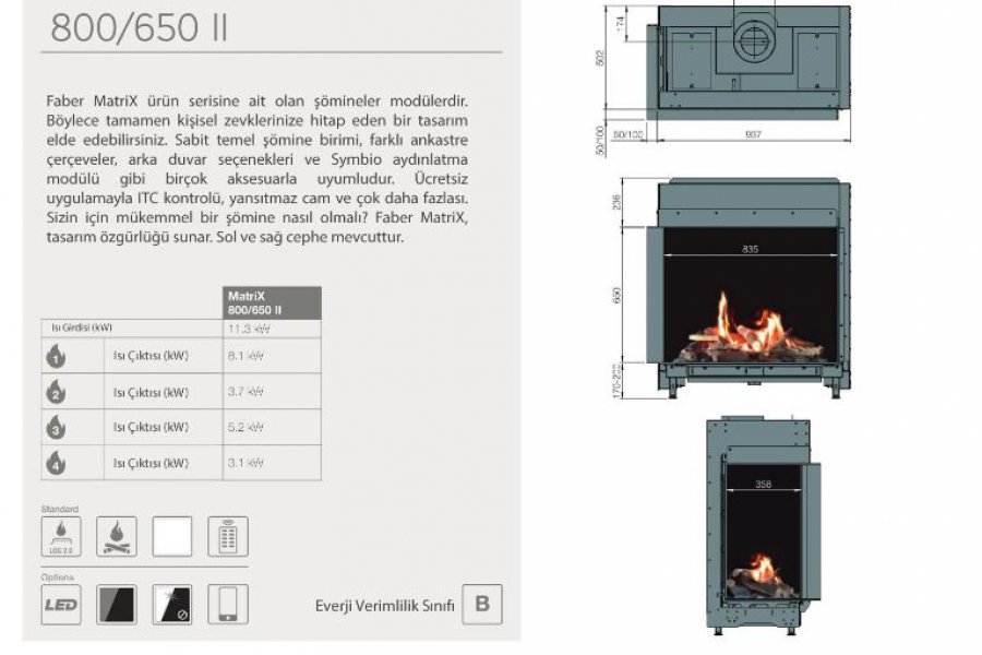 MATRİX 800/650 L TİPİ